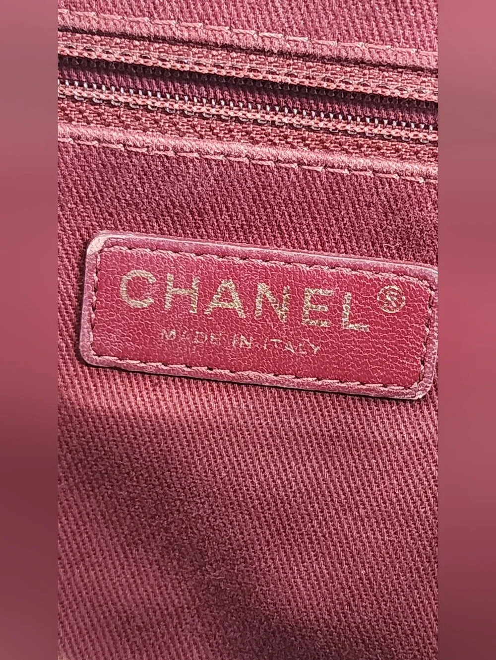 Chanel Shiva 2013-2014 Medium Calfskin. Exterior Has Paint Touch Ups.
